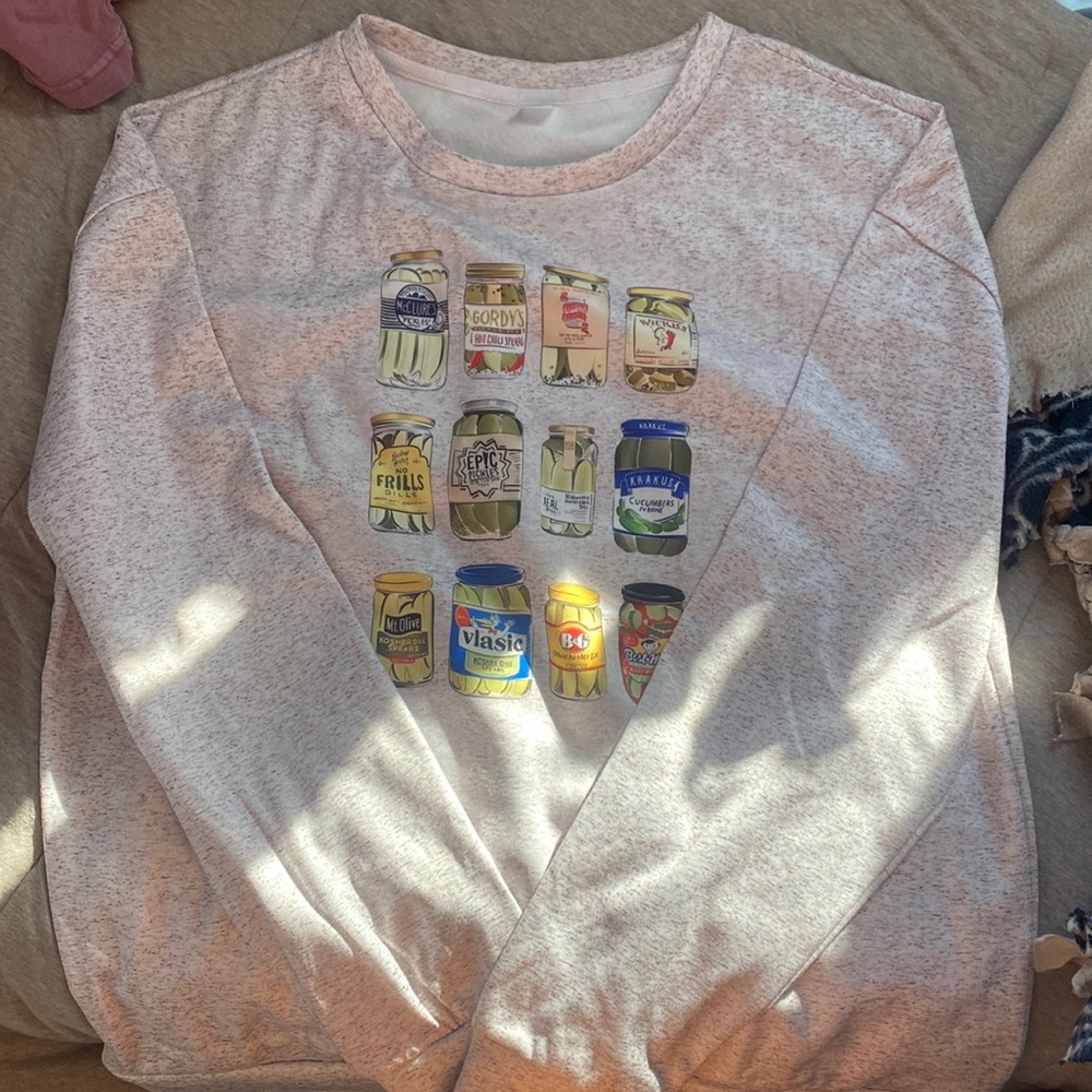 Pickle crew neck